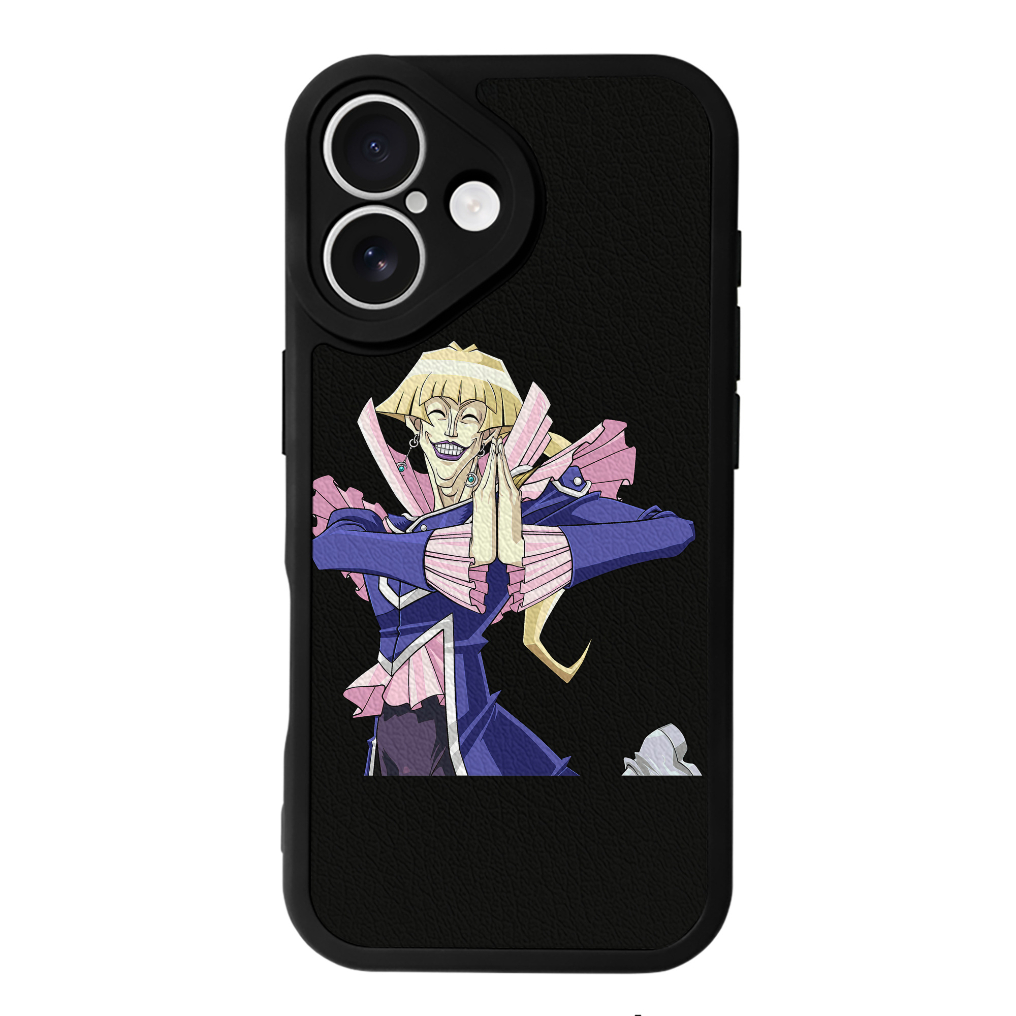 （画像用） 遊☆戯☆王 Yu-Gi-Oh! 【iPhone 16シリーズ対応】シリコンスマホケース（レザー調） 材質：シリコン